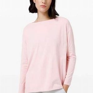 Lululemon Back in Action Top- Sz. 4 (pink)